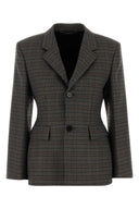 Balenciaga ricamato in lana blazer