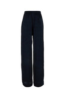 Balenciaga Midnight Blue Silk Pyjama Pant