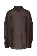 Donde Esteban Salpicon Long Sleeve Silk Shirt