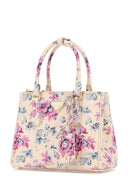 Prada Printed Leather Mini Galleria Handbag