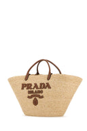 Prada Raffia Large Shopping Bag