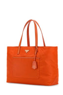 Prada Orange Re Nylon Large Re Edition 1978 Shopping Bag