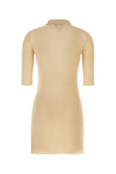 Prada Sand Cotton Polo Dress