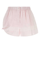 Prada pantalones cortos de algodón rosa pastel