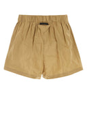 Prada Camel Stretch Cotton Blend Shorts