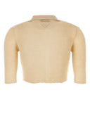 Prada Sand Cotton Cardigan