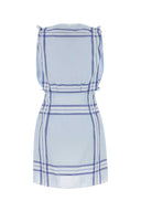 Prada Embroidered Cotton Mini Dres