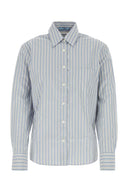 Camicia poplin ricamata da Prada