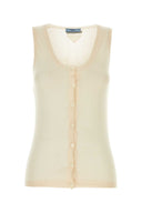 Prada Skin Pink Cashmere Blend Vest