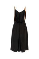 Prada Black Linen Blend Dress