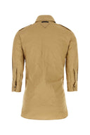 Prada Camel Stretch Poplin Shirt
