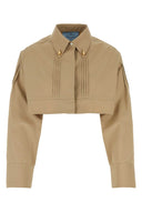 Camicia poplin beige prada