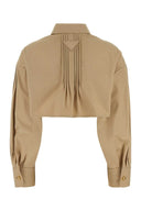 Camicia poplin beige prada