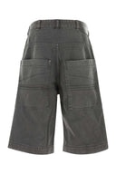 Entire Studios Dark Grey Denim Bermuda Shorts