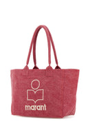 Isabel Marant Red Cotton Yenky Zipped Shopping Bag
