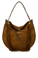 Isabel Marant Bolso De Hombro Altay De Ante Caramelo