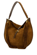 Isabel Marant Bolso De Hombro Altay De Ante Caramelo