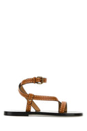 Isabel Marant Camel Leather Jopee Sandals