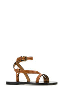 Isabel Marant Camel Leather Jopee Sandals