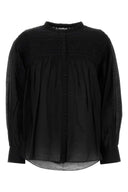 Isabel Marant Etoile Black Cotton Plalia Blouse