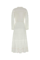 Isabel Marant Etoile White Cotton Daniva Dress