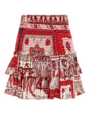 Isabel Marant Etoile Printed Cotton Nomini Mini Skirt