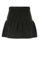 Isabel Marant Etoile Charcoal Cotton Pacifica Mini Skirt