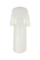 Isabel Marant Etoile White Linen Blend Veona Dress