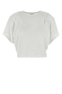Isabel Marant Etoile White Linen Kyanza T Shirt