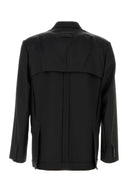 Mm6 Maison Margiela Black Jersey Blazer