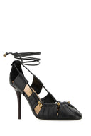 Chloe Black Leather Luna Pumps