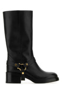 Chloe Black Leather Dakota Boots