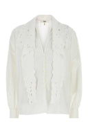 Chloe White Poplin Shirt