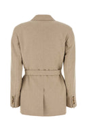 Max Mara Cappuccino Wool Blend Randers Blazer