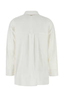 S Maxmara White Cotton Conero Shirt