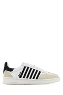 Dsquared White Leder Boxer -Turnschuhe
