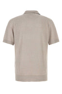 Brioni Embroidered Silk Blend Polo Shirt