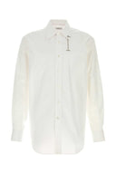Alexander Mcqueen White Poplin Shirt