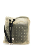 Alexander McQueen zwei Tonleder und Tulle Nebula Crossbody Tasche