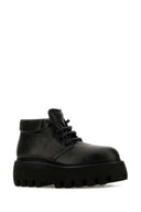 Alexander McQueen Black Nappa Le cuir canapé en lacet