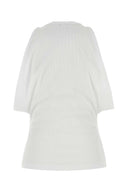 Alexander Mcqueen White Stretch Cotton Top