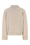 Loulou Sand Cashmere Kaia Cardigan