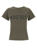Golden Goose Deluxe Brand Army Green Cotton Doris T Shirt
