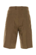 Our Legacy Brown Cotton Blend Bermuda Shorts