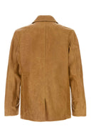 Our Legacy Camel Leather Opening Blazer