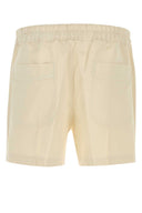 Tom Ford Ivory Satin Bermuda Shorts