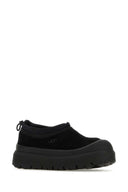Ugg Black Suede And Rubber Tasman Weather Hybrid Slip Ons