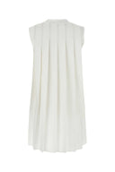 Sacai White Cotton Mini Dress
