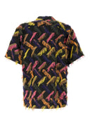 Vivienne Westwood Embellished Viscose Blend Camp Shirt