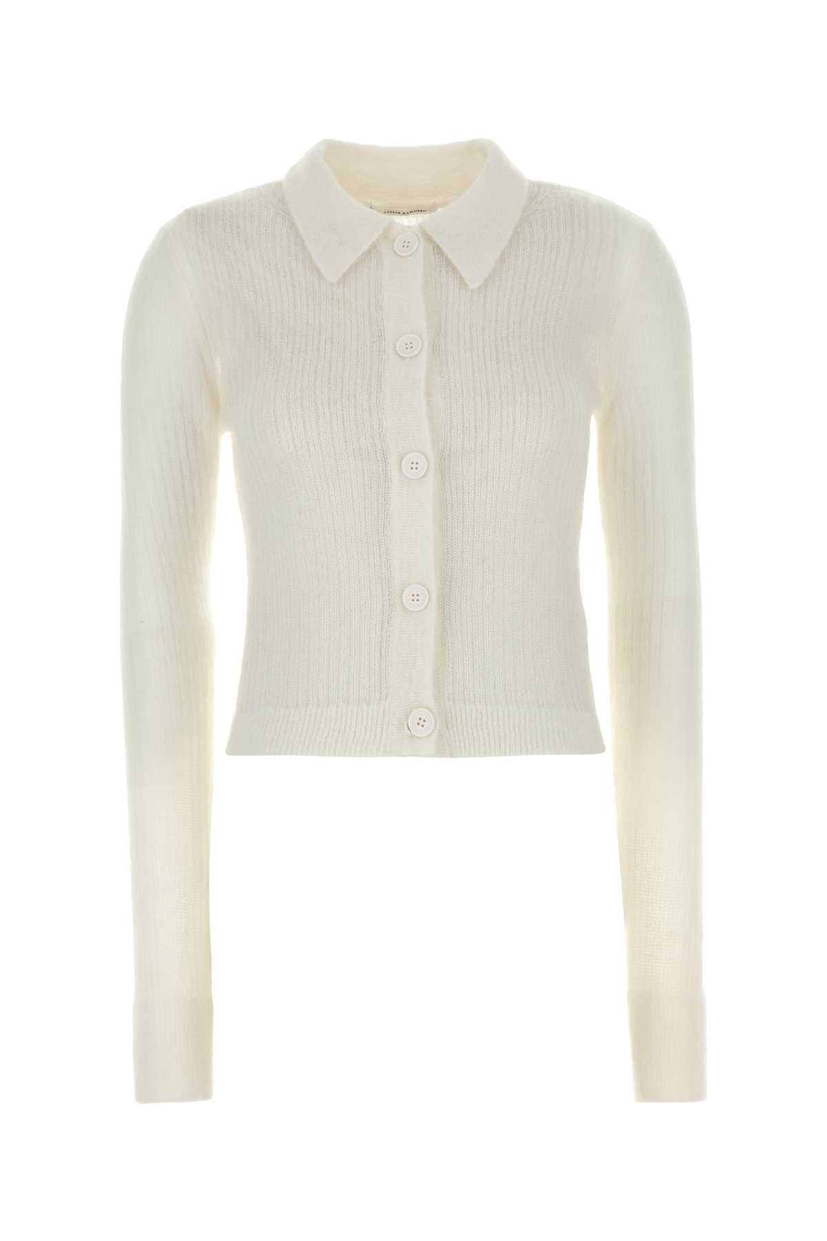 Cecilie Bahnsen White Mohair Blend Jaki Cardigan | Balardi Cecilie Bahnsen White Mohair Blend Jaki Cardigan | Balardi